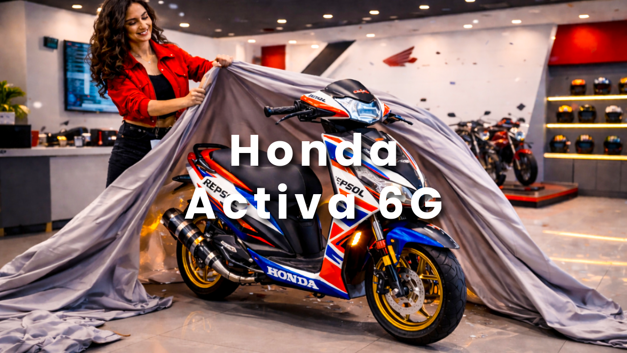 Honda Activa 6G Launched – Refreshed Design Scooter with Smooth Engine, 47KMPL Mileage, Comfortable Ride & Trusted Reliability at Just ₹38,999!