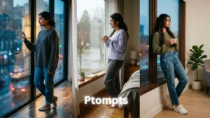 Top 10 Gemini AI Photo Prompts for Girls to Create 4K Rainy Window Mood Photos