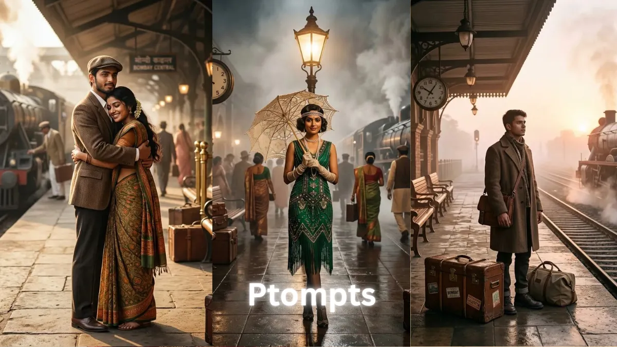Top 10 Gemini AI Photo Prompts to Create 4K Vintage Train Platform Photos
